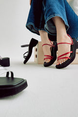 シンディー2ウェイストラップサンダル / CINDY 2WAY STRAP SANDALS_4COLORS