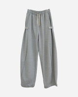 Side Snap Wide Sweatpants