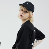 オーバーサイズマシュマロボールキャップ/OVERSIZE MARSHMALLOW BALL CAP-BLACK