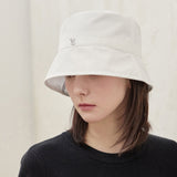 VZ Stud Basic Drop Bucket Hat / White