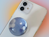 ブルーフラワートランスペアレントケースセット / blue flower drop transparent case set