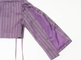 プリーツクロップジャケット / PLEATS CROP JK (PURPLE)