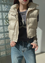 ダイブクロップぺディッドベスト/Dive Crop Padded Vest (3color)