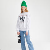 Ski sweat-shirt [Light grey] (6610313511030)