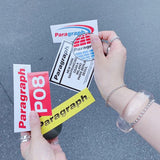 paragraph Logo Sticker [送料無料]正規品 (4645204295798)