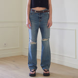 ビンテージデニムパンツ/VINTAGE DENIM PANTS (BLUE)