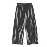 スモークフェイスワイドデニムパンツ / Smoke Faith Wide Denim Pants_Black