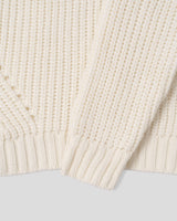 EN knob warmer half zip-up knitwear (4 colors)