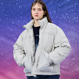 ダブルポケットダックダウンショートパデッドジャケット / Double pocket duck down short padded jacket