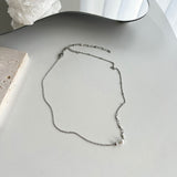 イノセントパールハート2WAYゲストルックネックレス / hio Innocent pearl heart two-way y guest look necklace