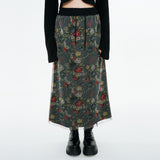 Mesh Sweat Skirt [Gray Rose]