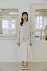 リネンベストシャツ / linen vest shirts natural