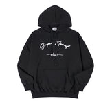 SuperNomal balloon over fleece hoody BLACK