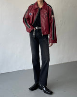 デイリーブラックブルーブーツカットデニム / Daily Black Blue Bootcut Denim