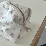 SPRING FLOWER ZIPPER POUCH
