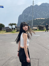 Margaret crop sleeveless 