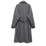 [WOOL 50%/MADE] ウールマキシトレンチコート