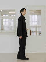 ユニセックスダッフルジャケット / unisex duffle jacket black