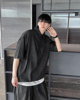 デニムスキッパーショーツ / Denim Skipper Shorts