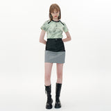 Stone Crop-T shirt [Light Green] (6593597669494)