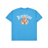 GOLD CHAIN BEAR DOLL SHORT SLEEVE T-SHIRT BLUE