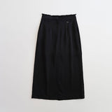 シアーマキシローライズスカート / SHEER MAXI LOWRISE SKIRT (BLACK)