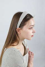 ストライプパフTシャツ / Stripe Puff T-shirt Ivory