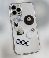 カラーオブジェクトフォーンケース / Color Object Black Phone Case