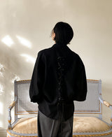 アイレットバルーンシャツ / [BRAND MADE] Savage Eyelet Balloon Shirt 2 color