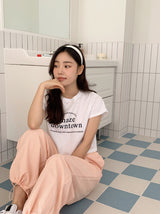 パステルストッパーバンディングパンツ (5color)