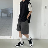 Hood long vest