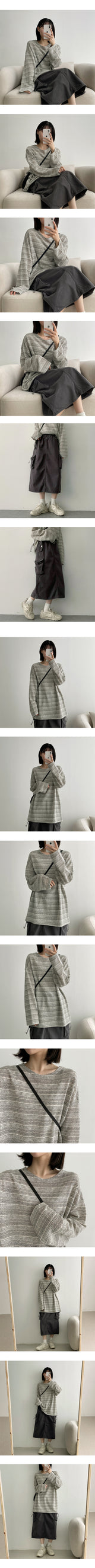 リミックスラインロングスリーブTシャツ/Remix Line Long Sleeve Tee