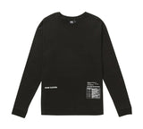 Labatory long sleeve tee - Black (4622109311094)