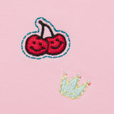 ドゥードゥルチェリーワッペンTシャツ / DOODLE CHERRY WAPPEN T-SHIRT [PINK]