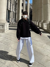クロウォーマーラウンドニット/CLO WARMER ROUND KNIT(4COLOR)