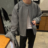 ASCLO ワンボタンラグランカーディガン