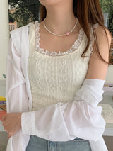 モヌッフパールネックレス / [925silver] Monuff Pearl Necklace