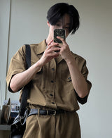 ジャンプスーツ/[ベルトあり] Jamie Jumpsuit (2 color)