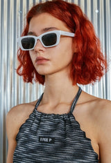 ウェイビーホルタースリーブレス/wavy halter sleeveless_ navy