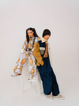 ロゴカラーコットンベーシックジャケット/BSR2223FWJK066 LOGO COLLAR COTTON BASIC JACKET MIX