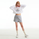 チェリーショットテルーパンツ／CHERRY SHORT TERRY PANTS [MELANGE GRAY]