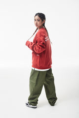 バギーコットンパンツ/MBSRCOPT135 MID90 BAGGY COTTON PANTS KHAKI