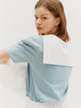 Sailor curved tee - Mint (6682466582646)