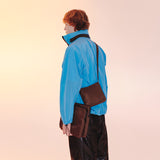 Lightweight Crossbody Bag (Brown)