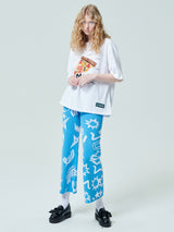 [ENJOY YOUR MEAL] CAMPAIGN 1/2 T-SHIRT PIZZA _WHITE (6582793207926)