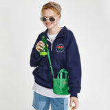 Logo mini cross bag [Green] (6610297061494)