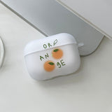 チェリーオレンジ AirPods ケース_マット