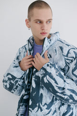 パファーウェルロンジャケット/BSR2223FWJK010 DSXBR PUFFER WELLON JACKET PASTEL PURPLE