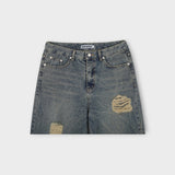 3 TAP Smoke Wrinkle Wash Denim Pants (2color)