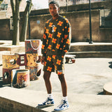 フラワーパターントレーニングパンツ / Flower pattern Training pants (4473263849590)